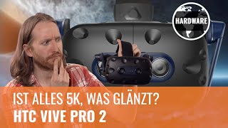 HTC Vive Pro 2 mit 5KDisplay im Unboxing  PraxisTest Der neue VRKönig GERMAN [upl. by Novahc]