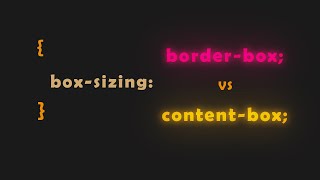 Boxsizing borderbox and contentbox Explained  Very Easy to follow [upl. by Dona]