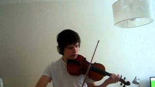 Chopins Tristesse op 10 no 3  Violin solo [upl. by Yroj]