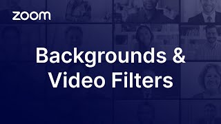 Zoom Virtual Backgrounds and Video Filters [upl. by Ahsinej]