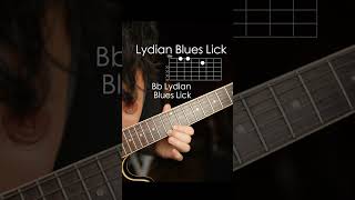 Blues Lick on Lydian Mode  Pat Methenys Phase Dance [upl. by Ecyle]