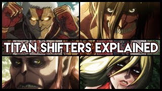 The Great Titan War And The 9 Titan Shifters Explained  Attack On Titan  Shingeki no Kyojin [upl. by Netsirhc]