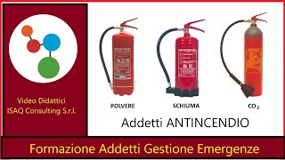 Formazione per Addetti alla Gestione delle Emergenze Antincendio  DM 10031998  Video Didattico [upl. by Hunter697]