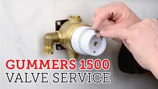 How to service Gummers 1500 style shower valve amp cartridge [upl. by Akiemehs929]