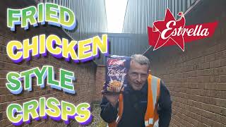 Estrella Fried Chicken Style Crisps Review [upl. by Esydnac624]