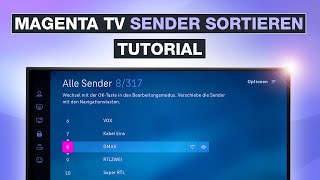 Bei MagentaTV die Sender sortieren und Favoriten verwalten  Testventure [upl. by Ttelrats]