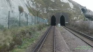 Ashford International to Dover Priory – Hastings DEMU cab ride – 31 December 2016 [upl. by Anahsar144]