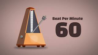 60 BPM Metronome 1Hour [upl. by Peoples343]