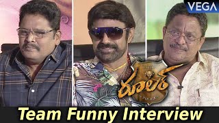 Ruler Movie Team Interview  BalaKrishna  KS Ravikumar  C Kalyan  RulerMovieTrailer [upl. by Bonner]