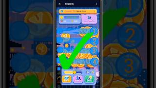 yes coin😱free कैसे करें earn Auto clicker✅ tap to earn✓ yescoin shorts [upl. by Neelloj]