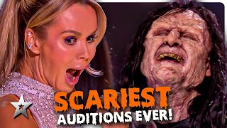 SCARIEST Auditions EVER on Got Talent [upl. by Eniamrehc]