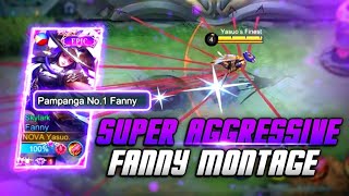 SUPER AGGRESSIVE FANNY MONTAGE BY YASUO  TOP GLOBAL FANNY  MLBB [upl. by Herb847]