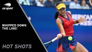 Emma Raducanu Wins The Opening Set In Style  2021 US Open [upl. by Buttaro]