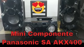 PANASONIC SC AKX320 PSK 450W probando musica Y OBSERVANDO PARTE 06 [upl. by Haymes]