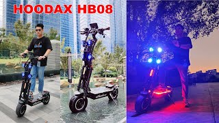 HOODAX Godzilla HB08 Dual Motor 8000W Electric Scooter  Max Speed 100 KMH [upl. by Leonerd272]