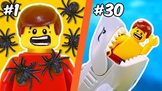 WORLD’S BIGGEST FEARS in LEGO [upl. by Ekoorb550]