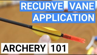 HOW TO FLETCH AN ARROW  Recurve 101 for Beginners [upl. by Kellyann]