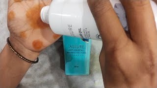 assure hair oil enriched with arnica extract and tea tree oil with review and youtube · [upl. by Danyette]