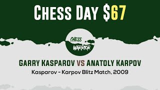 Garry Kasparov vs Anatoly Karpov  Kasparov  Karpov Blitz Match 2009 [upl. by Sverre906]