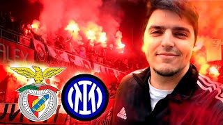 NOITE TERRIVEL NO INFERNO DA LUZ  BENFICA X INTER DE MILÃO [upl. by Arnie51]