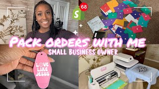 Inside My Small Business Creating and Shipping Orders [upl. by Norvall709]