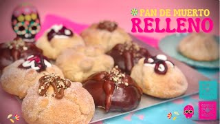 🥐✝️ Pan de muerto RELLENO 🌼🥐 Receta de pan de día de muertos tradicional relleno 👌🏽Ideal PARA VENDER [upl. by Bonucci]