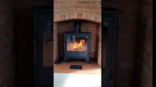 Dean Forge Dartmoor 5 Eco wood burning stove  fitted by Natural Heating in Norfolk [upl. by Solhcin306]