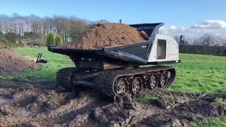 360° Rubber Tracked Dumper  PRINOTH PANTHER T7R  First in the UK 🇬🇧 [upl. by Oijile]