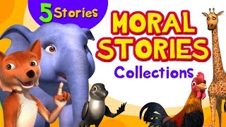 5 Short Stories for Kids with moral  Infobells [upl. by Kobylak184]