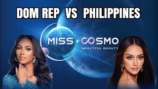 Miss Cosmo 2024  Dom Rep VS Philippines [upl. by Anirpas]