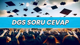 2024 Dgs SoruCevap SıralamalarYök AçıklamalarıŞartlı KayıtDgs Öğrenci Sayıları [upl. by Tressia]