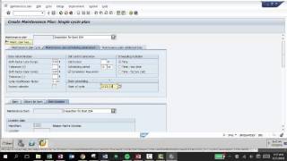 SAP Preventive Maintenance [upl. by Annoid]
