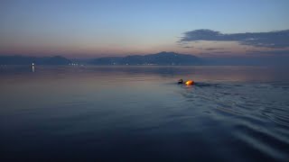 Russian swimmers complete 18hour relay across Lake Baikal  AFP [upl. by Connelly875]