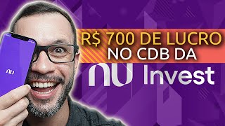 Quanto rende R 1000 em CDBs do Nubank Como investir pela Nu Invest [upl. by Beauvais]