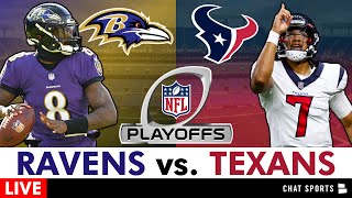 NFL Playoffs 2024 Live Streaming For Ravens vs Texans  Scoreboard PlayByPlay Highlights On ABC [upl. by Tammara]