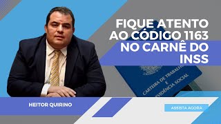 Tudo sobre o Pagamento de carnê do INSS no código 1163 – 11 [upl. by Desiri769]