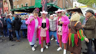 🎉HelauKarneval in Düsseldorf🇩🇪Die Jecken sind wieder los🍻2023 4K 60pfs city CITY WALK TOUR [upl. by Rehctaht]