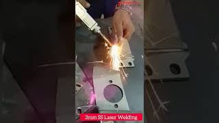 3mm SS Laser Welding by 15 KW Laser Welding Machine welding laserwelding lasercleaning laser [upl. by Narej542]