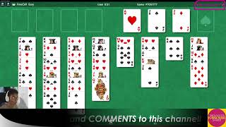 FreeCell Game Easy Mode [upl. by Anelra]