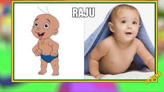 Chhota Bheem Characters In Real Life subscribe it [upl. by Acirederf]