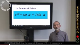 LA FORMULA DI EULERO 13  il numero e [upl. by Emelyne]