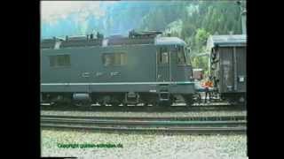 SBB Gotthardbahn 1990 Vorspannlokomotiven [upl. by Pip188]