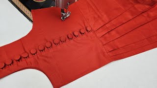 Very Creative and Latest Dori And Pintucks Kurti Design Cutting and Stitching [upl. by Ttelracs]