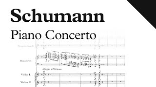 Schumann  Piano Concerto in A minor Op 54 Sheet Music [upl. by Aicela]