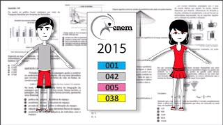 Enem 2015  001 Azul 042 cinza 005 rosa 038 amarela  Perci e Val [upl. by Linzer902]