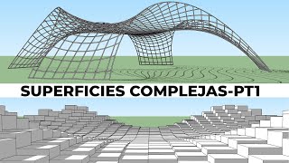 Curso Sketchup  plugin con superficies complejas  Parte 1 [upl. by Cobbie300]