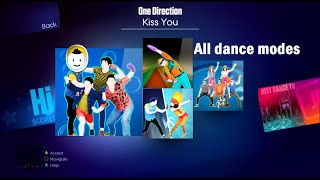 Kiss you  Just Dance 2014 Sweat VS and 6 players [upl. by Garrott]