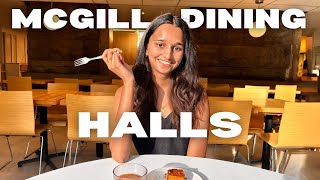 Every McGill Dining Hall Ranked and Toured  Inside McGill Dorms [upl. by Beckett296]