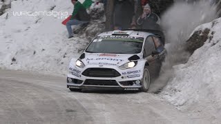 WRC Rallye de Montecarlo 2015  Snowbanks Mistakes and Maximum attack  HD [upl. by Siuqaj598]