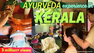 KERALA AYURVEDA Experience  Ayurveda Treatments Massage Therapy amp Food in KRISHNENDU AYURVEDA 🍀 [upl. by Janiuszck750]